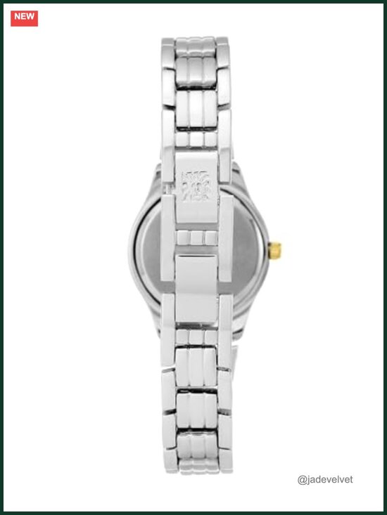 Women\'s Two-Tone Bracelet Watch Japanese Quartz Mineral Crystal Dress Watch main image 5